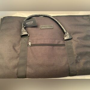 CRG Prestige Travel Garment Bag / Duffel Bag - NWT - Black Canvass Feel